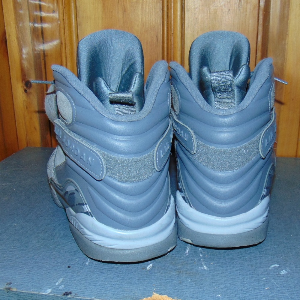 Mens Jordan 8 Retro Cool Grey